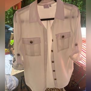 New Direction Womens size small from belk NWOT beach shirt, cover shirt, blouse